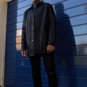 ASOS Design Single Breasted Faux Leather Coat